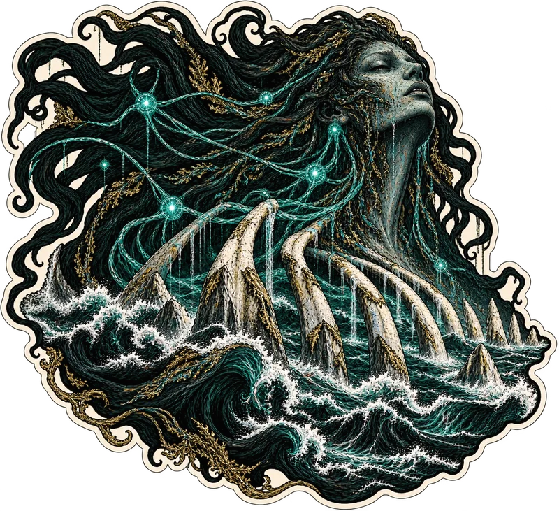 Nerys sticker design