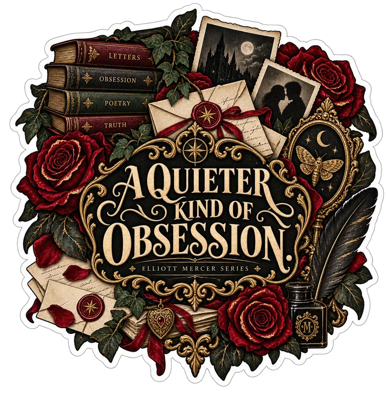 A Quieter Kind of Obsession sticker design