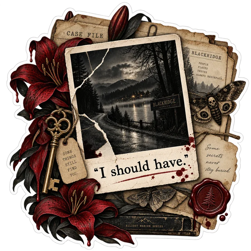 Blackridge Case File sticker design