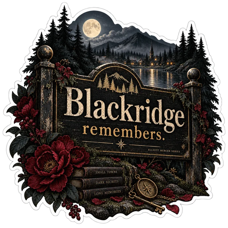 Blackridge: A Town of Memories sticker design