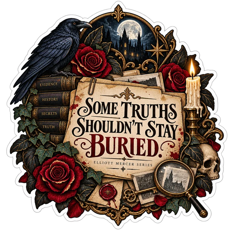 Some Truths Should Stay Buried: Dossier sticker design