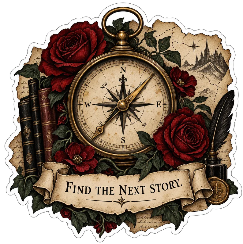 Find the Next Story sticker design